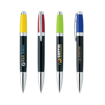 Multi-Colour Twist Black Pen G55725