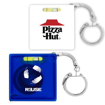 Tape Measure with Level Key Chain K158