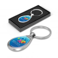 Drop Metal Decorate Key Ring 