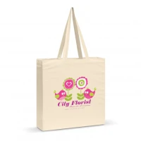 Carnaby Printed Cotton Shoulder Tote 