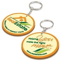 PVC Key Ring - Double Sided Bulk | Can be produced in almost any colour