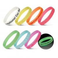 Silicone Wrist Band - Glow in the Dark 112807