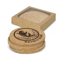 Oakridge Cork Coaster Round Set of 4 113033