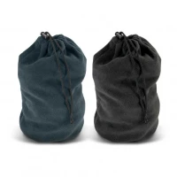 Polar Fleece Drawstring Bag With Logo
