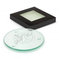 Venice Glass Coaster Set of 2 - Round 116396