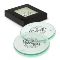 Venice Glass Coaster Set of 4 - Round 116397
