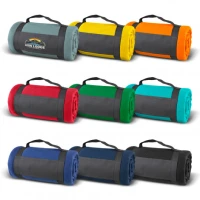 Glasgow Fleece Blanket with Strap 120062