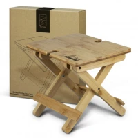 NATURA Bamboo Folding Wine Table 122273