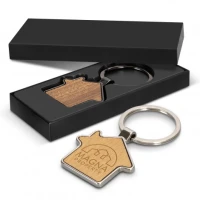 Santo House Shaped Key Ring 123015