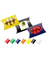 Window Pillow Box Filled With A Clear Window, Filled With 8 Mini Easter Eggs In Assorted Colours CPCNR46_EEGM