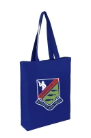 Cotton Tote With Base Gusset Only - Navy With Logo