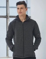 Mens Heather Bonded Coral Fleece Jacket JK41
