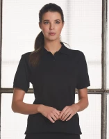 Ladies Tight Pique Knit Short Sleeve Polo PS23