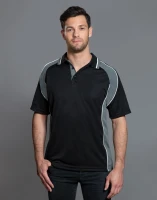 Mens CoolDry Mini Waffle Short Sleeve Polo PS49