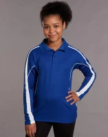 Kids TrueDry Fashion Long sleeve Polo PS69K