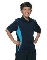 Kids CoolDry Short Sleeve Contrast Polo PS79K