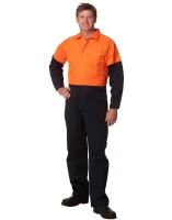 Mens Stout Size, Cotton Drill Coverall SW205