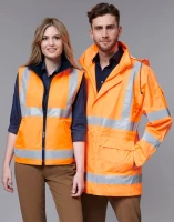 Unisex Vic Rail Three-In- One Safety Jacket SW77