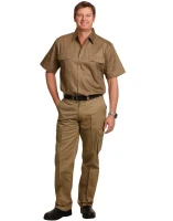 Mens Heavy Cotton Pre-shrunk Drill Pants Regular Size WP07