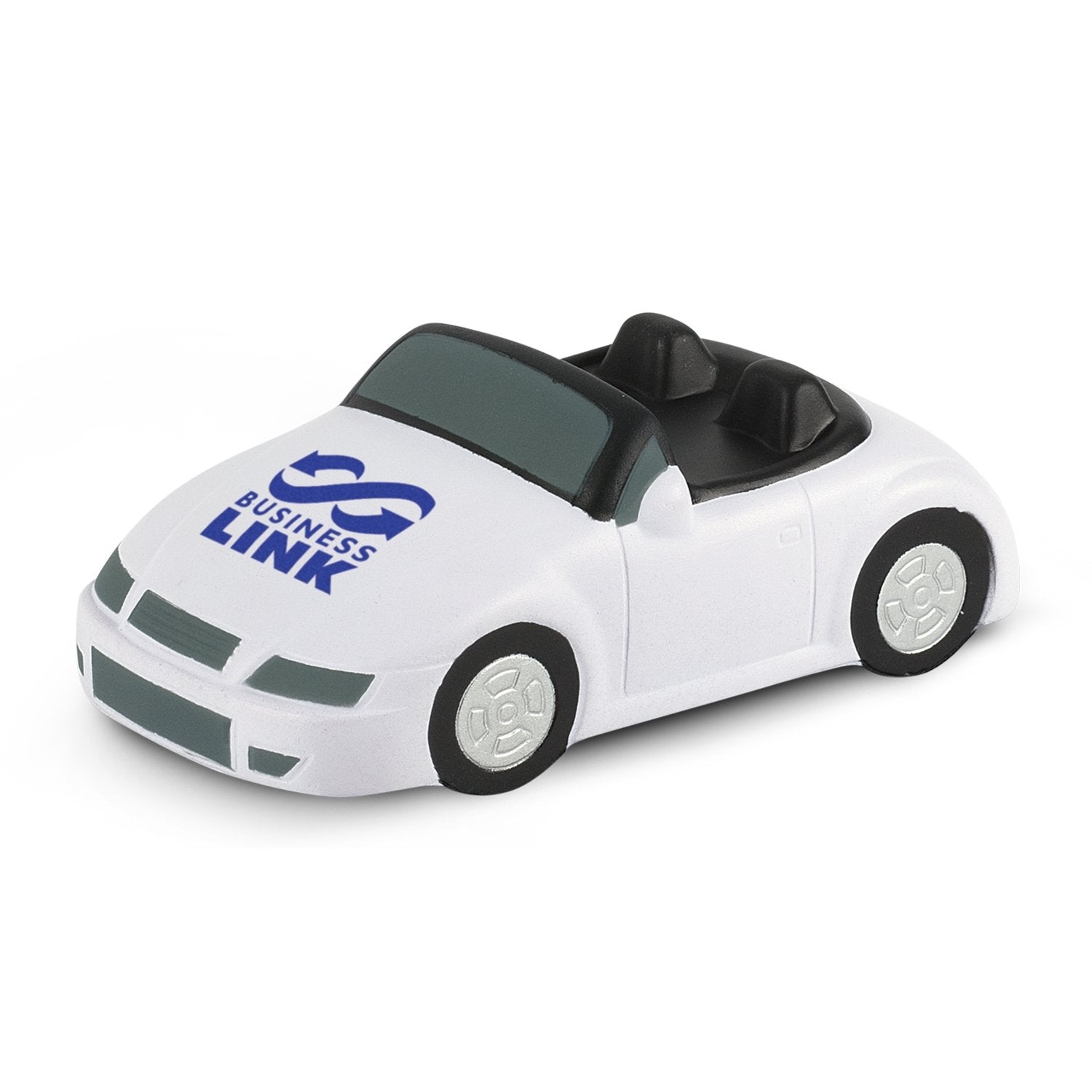 Stress Car In Bulk | White with Grey and Black accents