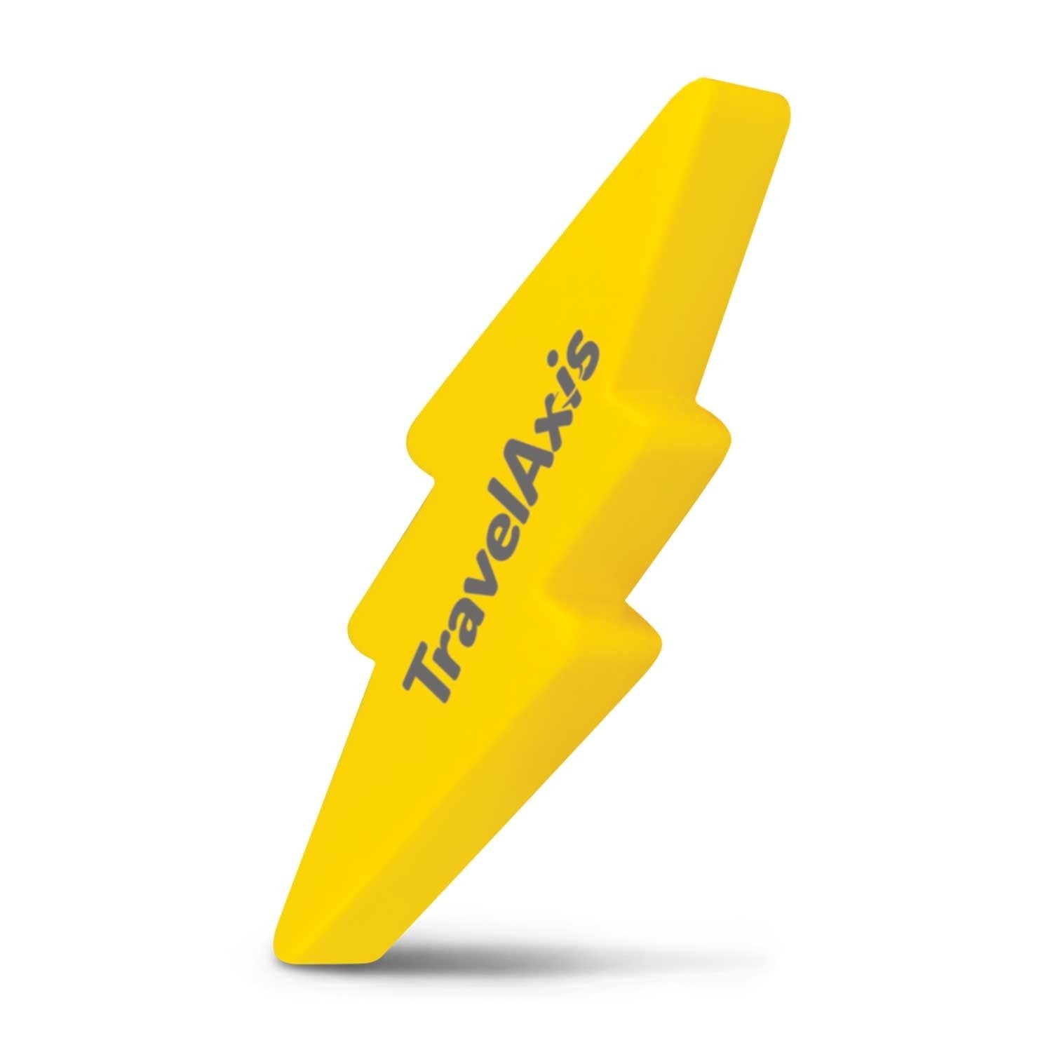 | Yellow Branded Stress Lightning Bolt 