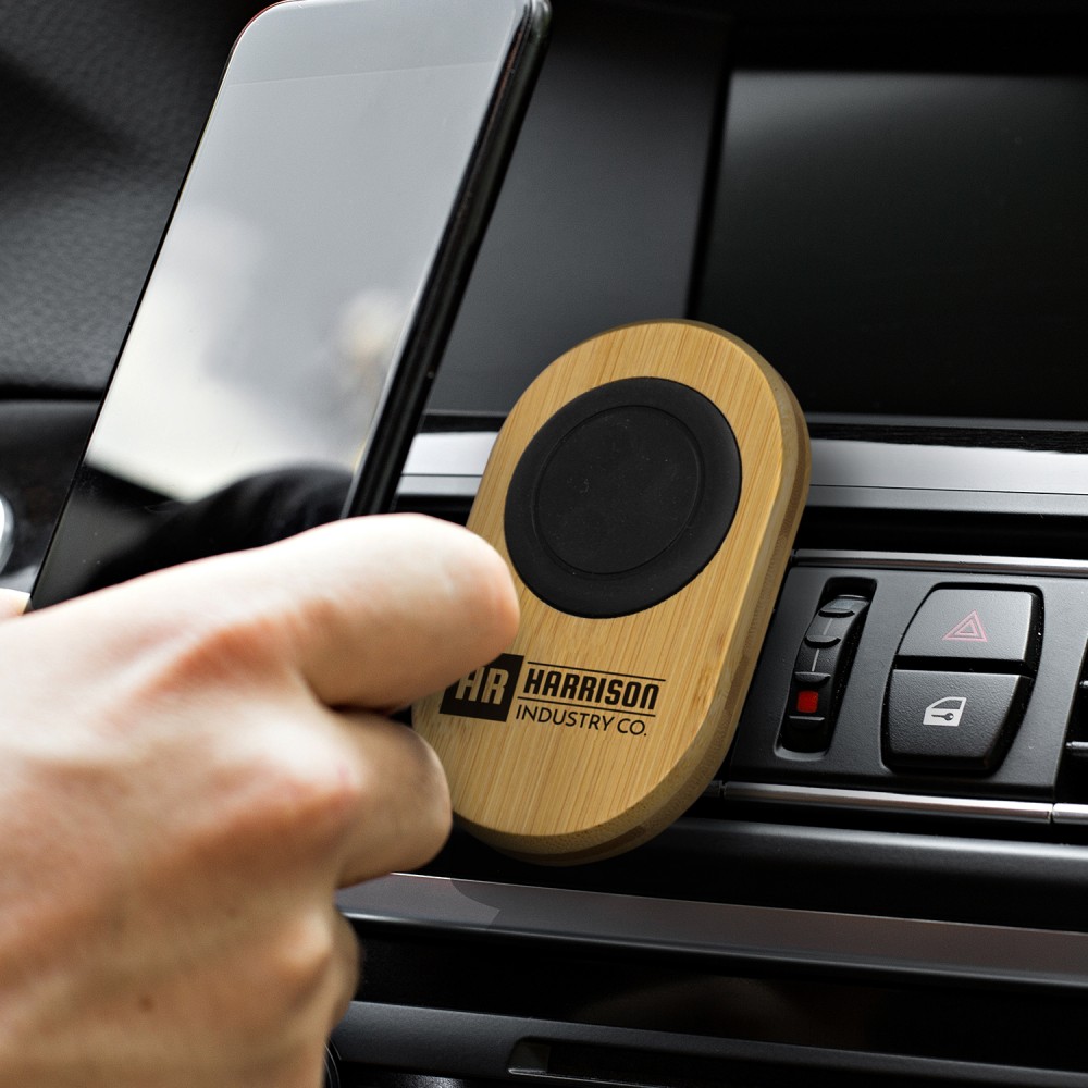 Bamboo Car Phone Holder 125312 | Feature