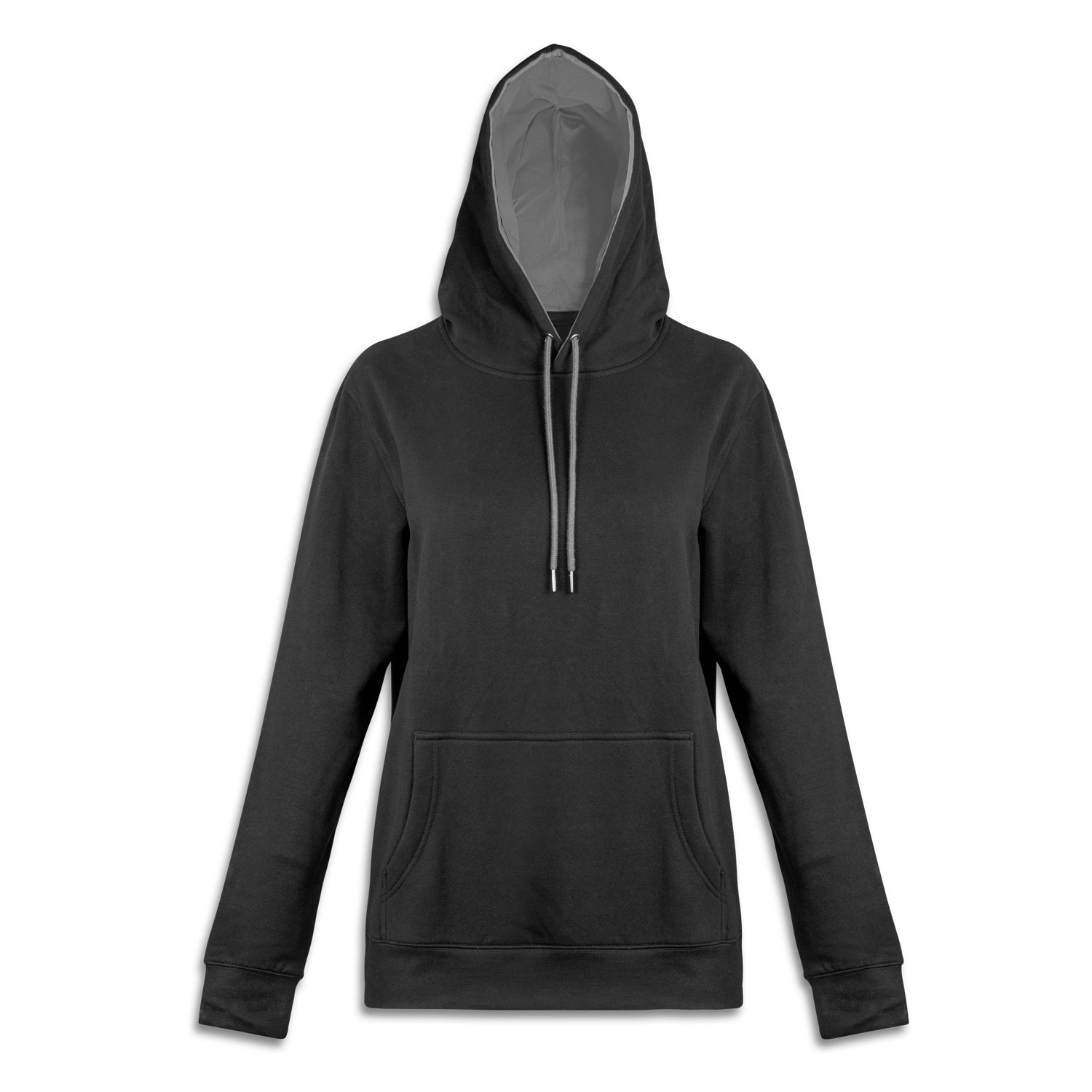 TRENDSWEAR Studio Contrast Unisex Hoodie 125538 | Black/Light Grey