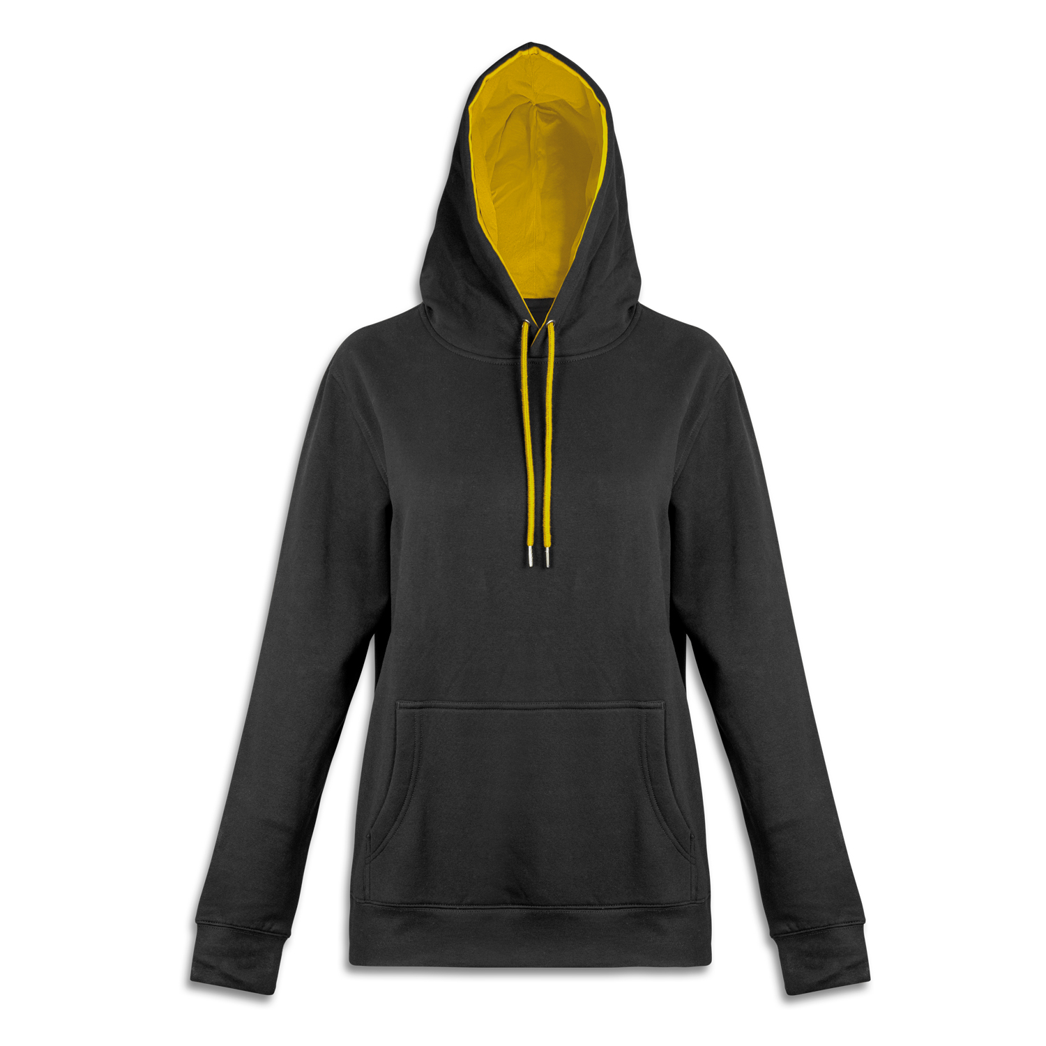 TRENDSWEAR Studio Contrast Unisex Hoodie 125538 | Black/Gold