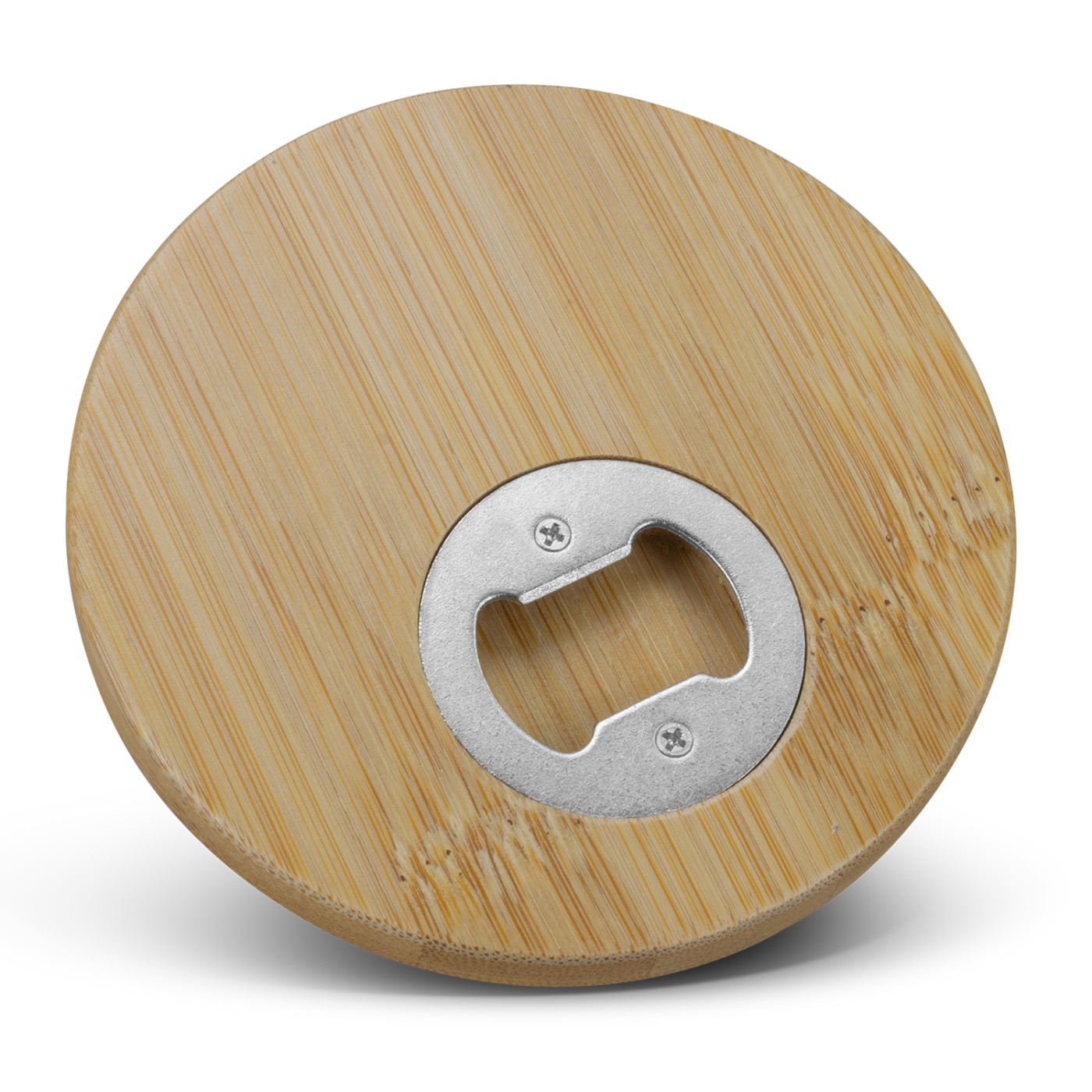 Bamboo Bottle Opener Coaster - Round 125938 | Detail