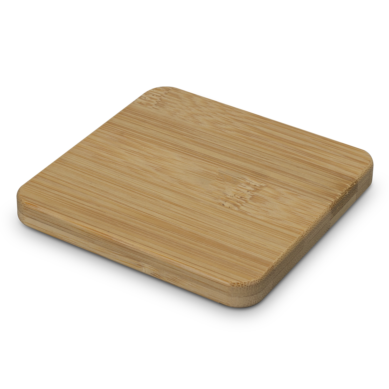 Bamboo Bottle Opener Coaster - Square 125939 | Natural