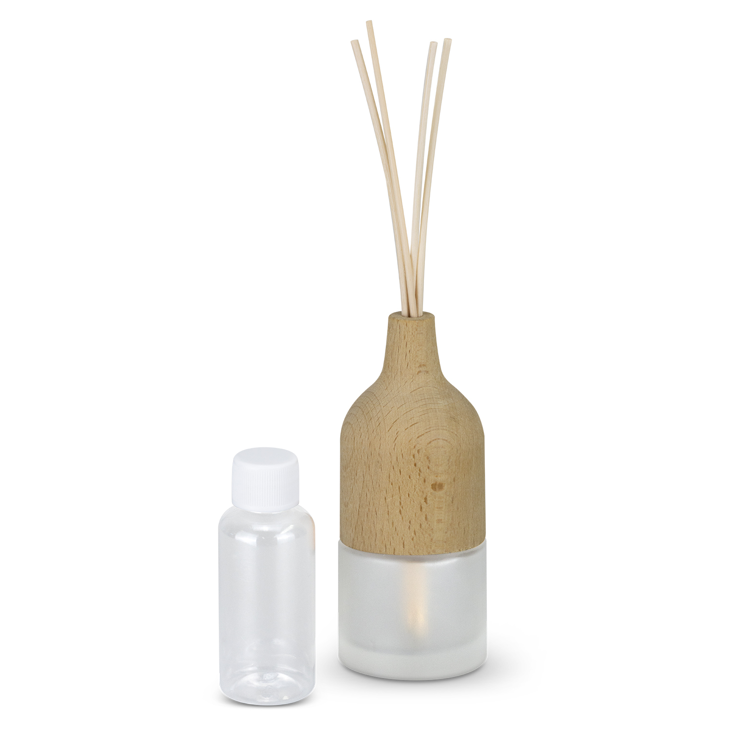 NATURA Wooden Reed Diffuser 125989 | Natural/Clear