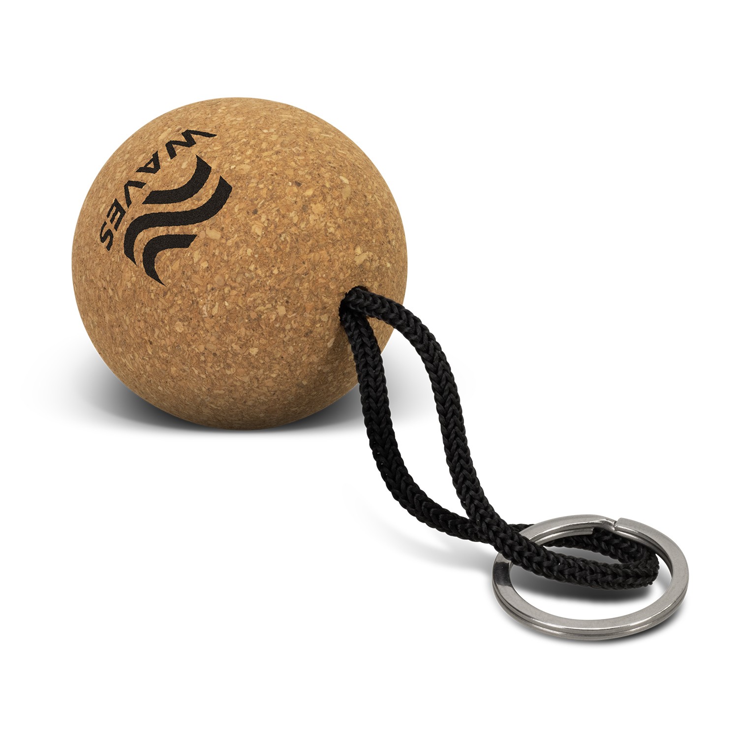 Cork Floating Key Ring - Round 126233