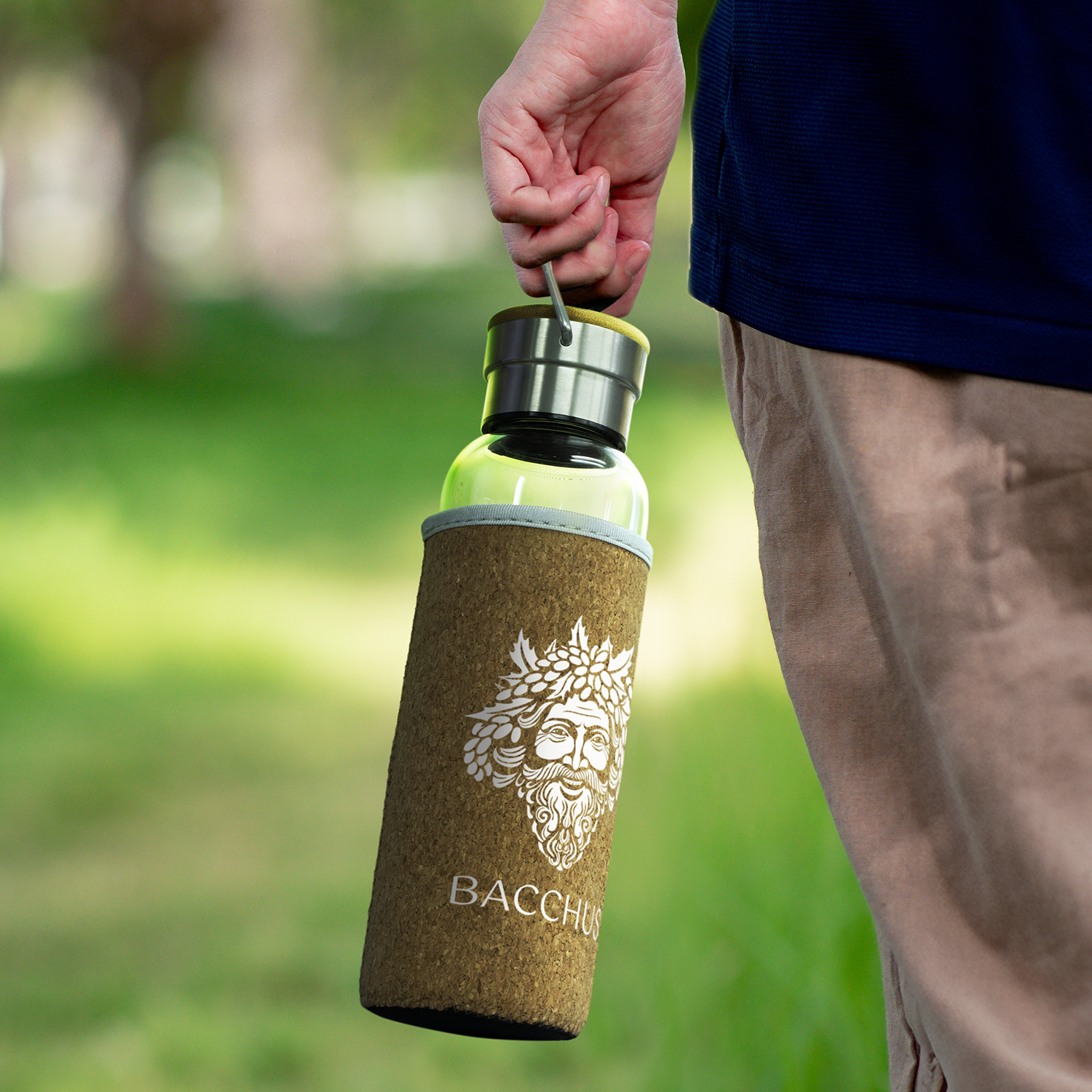 Nomad Glass Bottle - Cork Sleeve 126236 | Feature