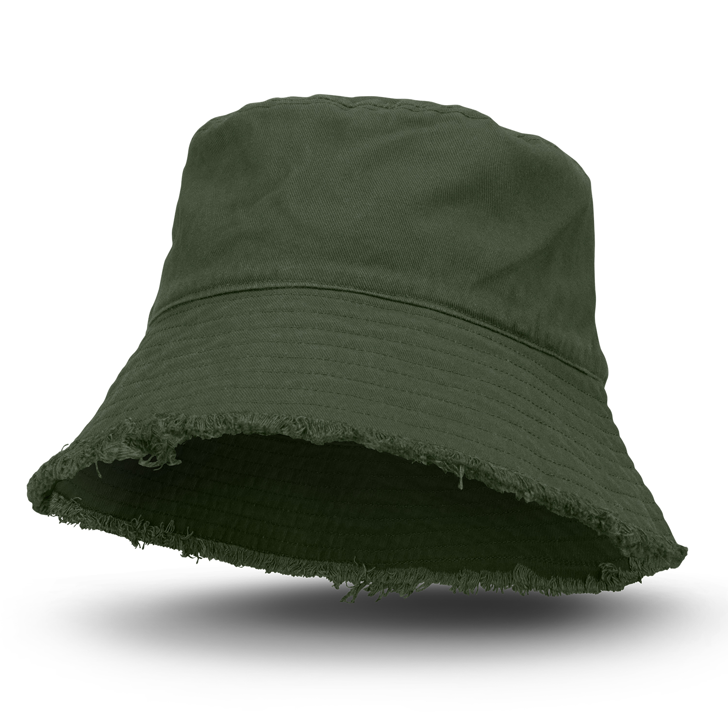 Raw Edge Bucket Hat 126399 | Olive