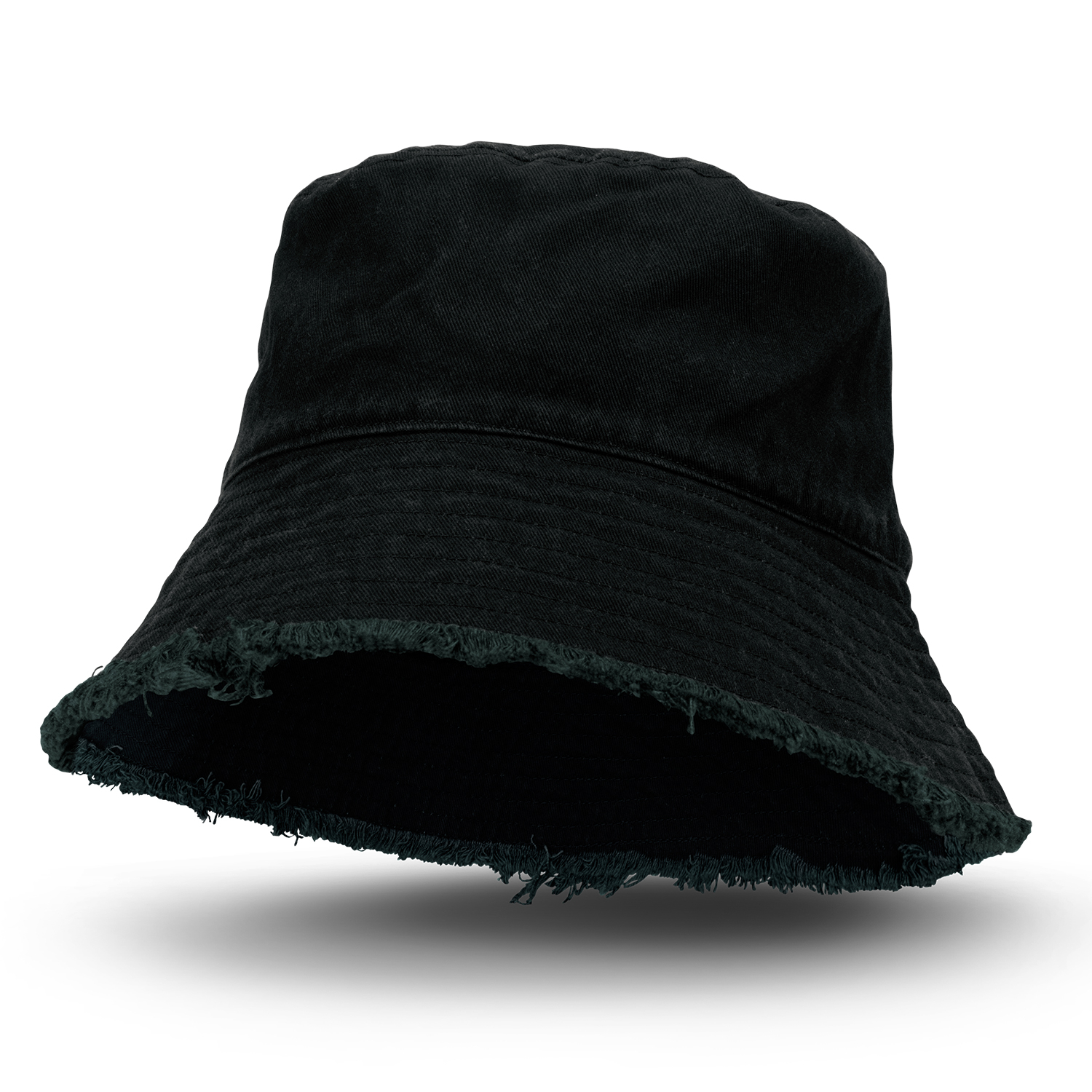 Raw Edge Bucket Hat 126399 | Black