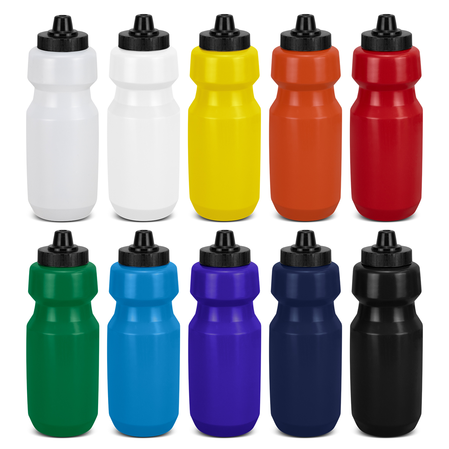 Sprits Bottle 126701 | Black Lids