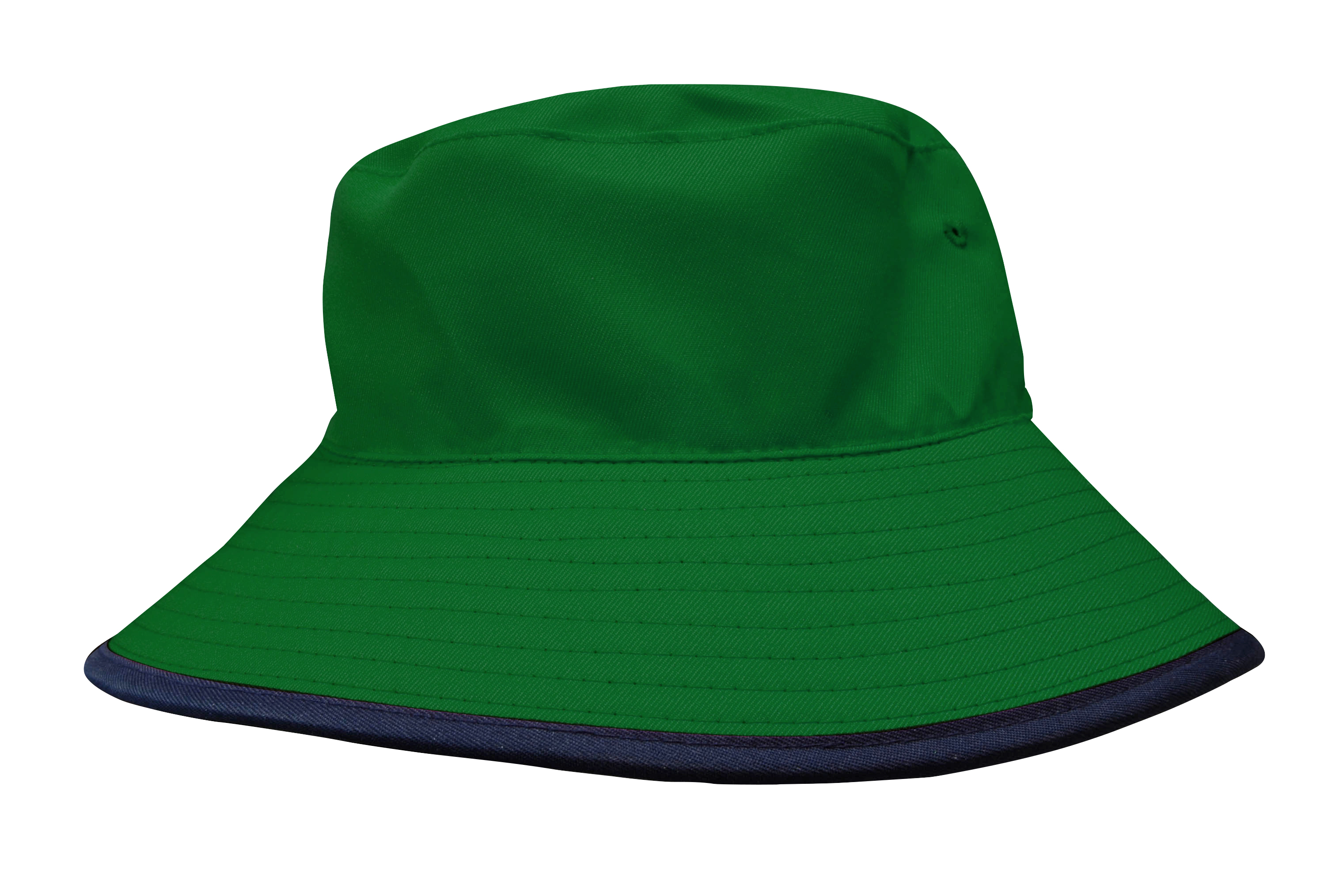 Reversible Breathable Poly Twill Bucket Hat 3935 | Navy Emerald