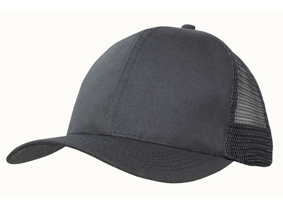 Recycled Breathable Poly Twill with Mesh Back Cap 3982 | Chocolate