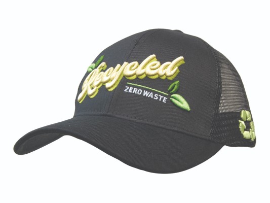 Recycled Breathable Poly Twill with Mesh Back Cap 3982