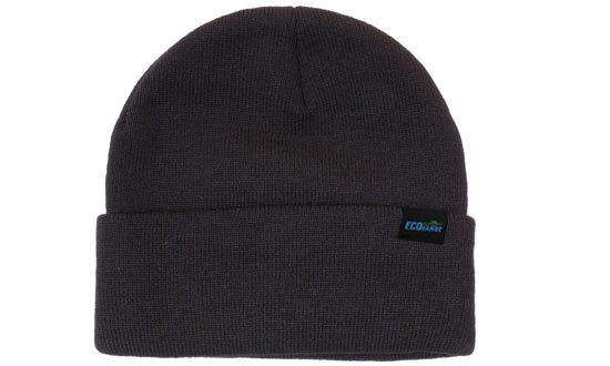 Recycled Roll Up Beanie 3984 | Black