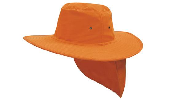 Canvas Sun Hat 4055 | Orange