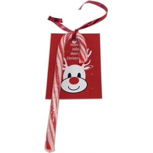 15g Candy Cane with Card & Ribbon CCX002C