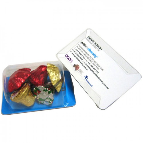 Biz Card Treats with Christmas Chocolates 45g CCX004