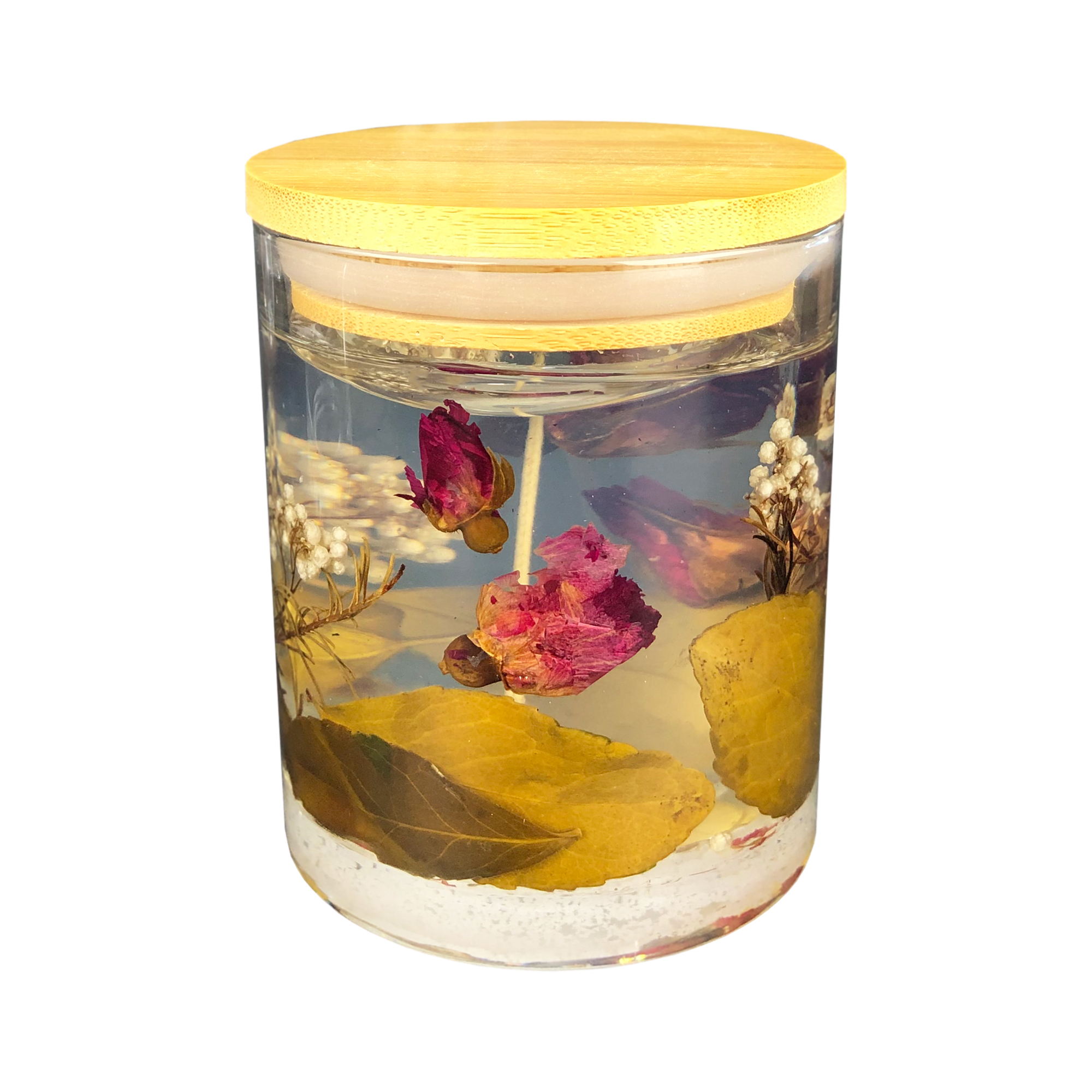 Floral Candle CD004 | Clear