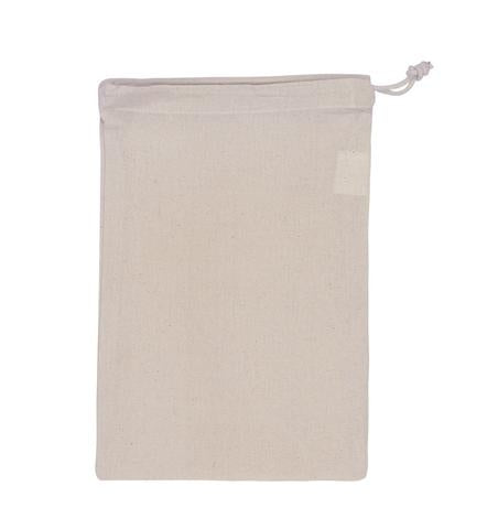 Cotton Drawstring Small Pouch Plain