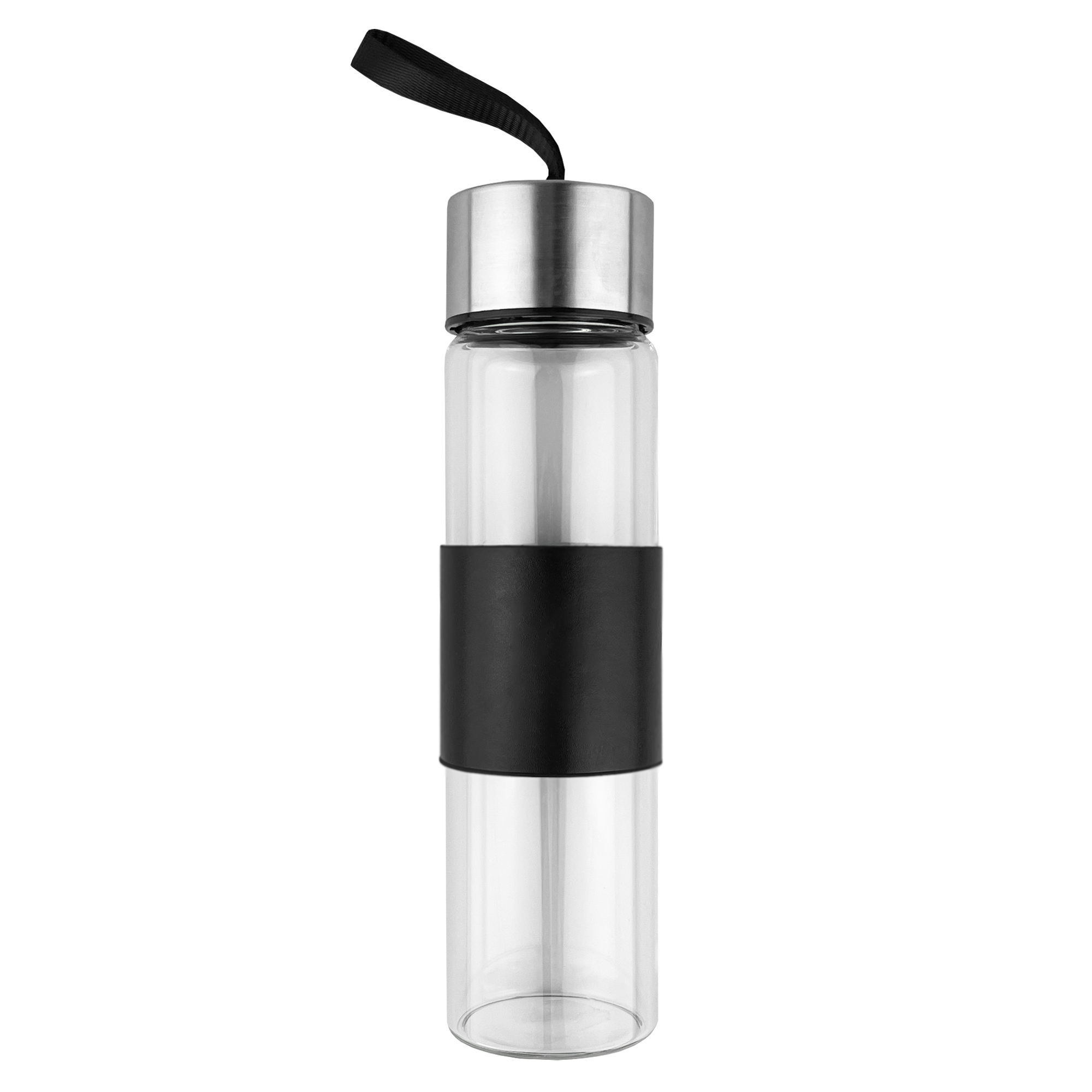 Evoke Glass Drink Bottle DB033 | Black