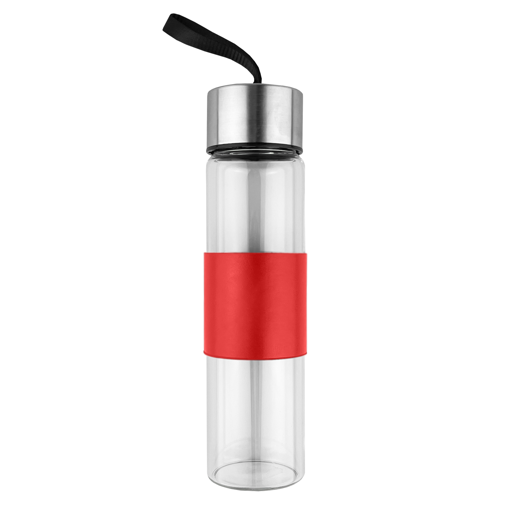 Evoke Glass Drink Bottle DB033 | Red