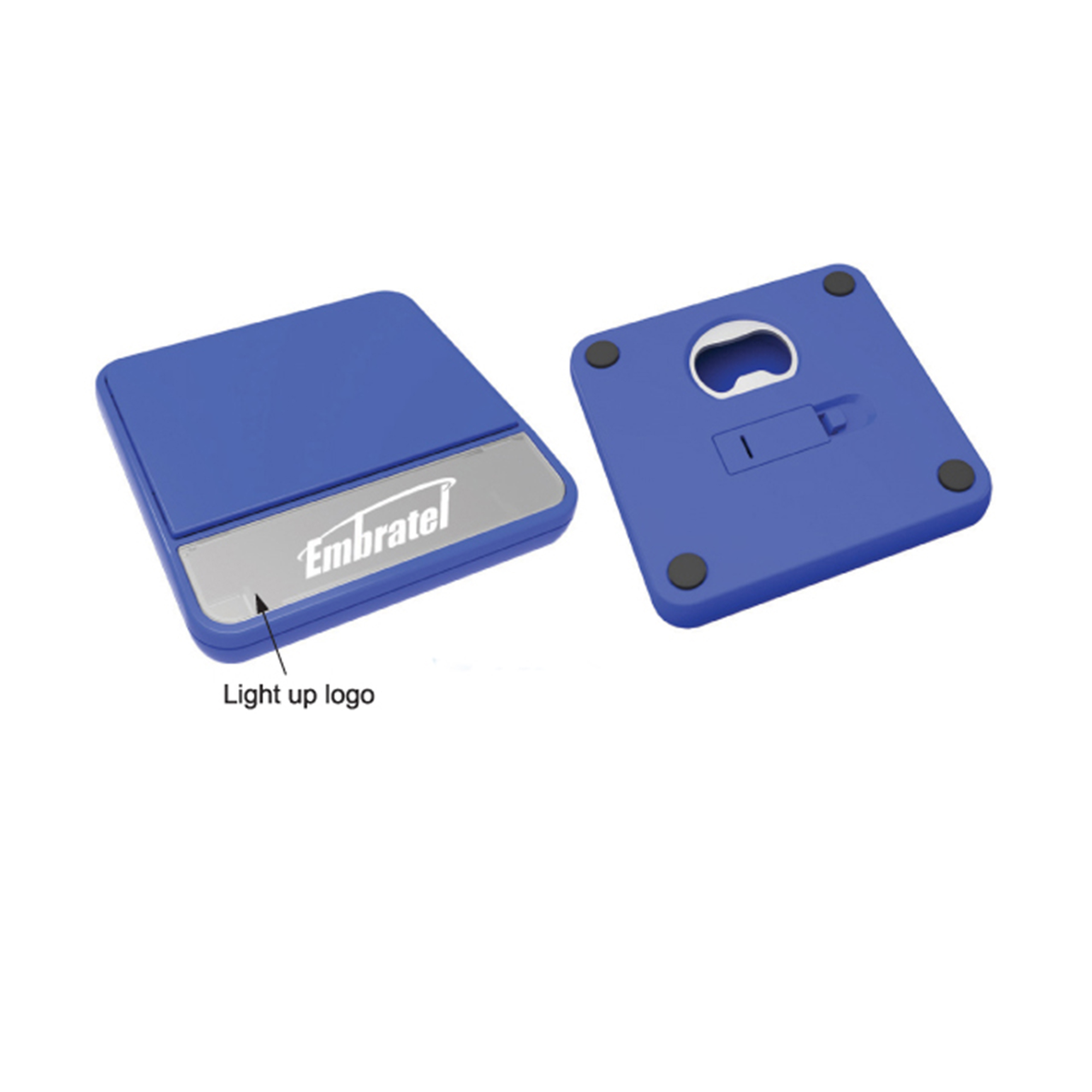 Coaster With Bottle Opener And Light DS1137T
