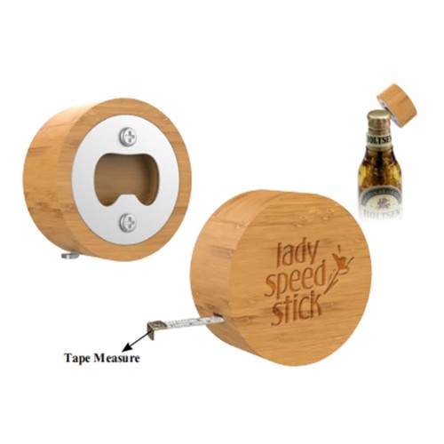 Bottle Opener With Tape Measure DS1567