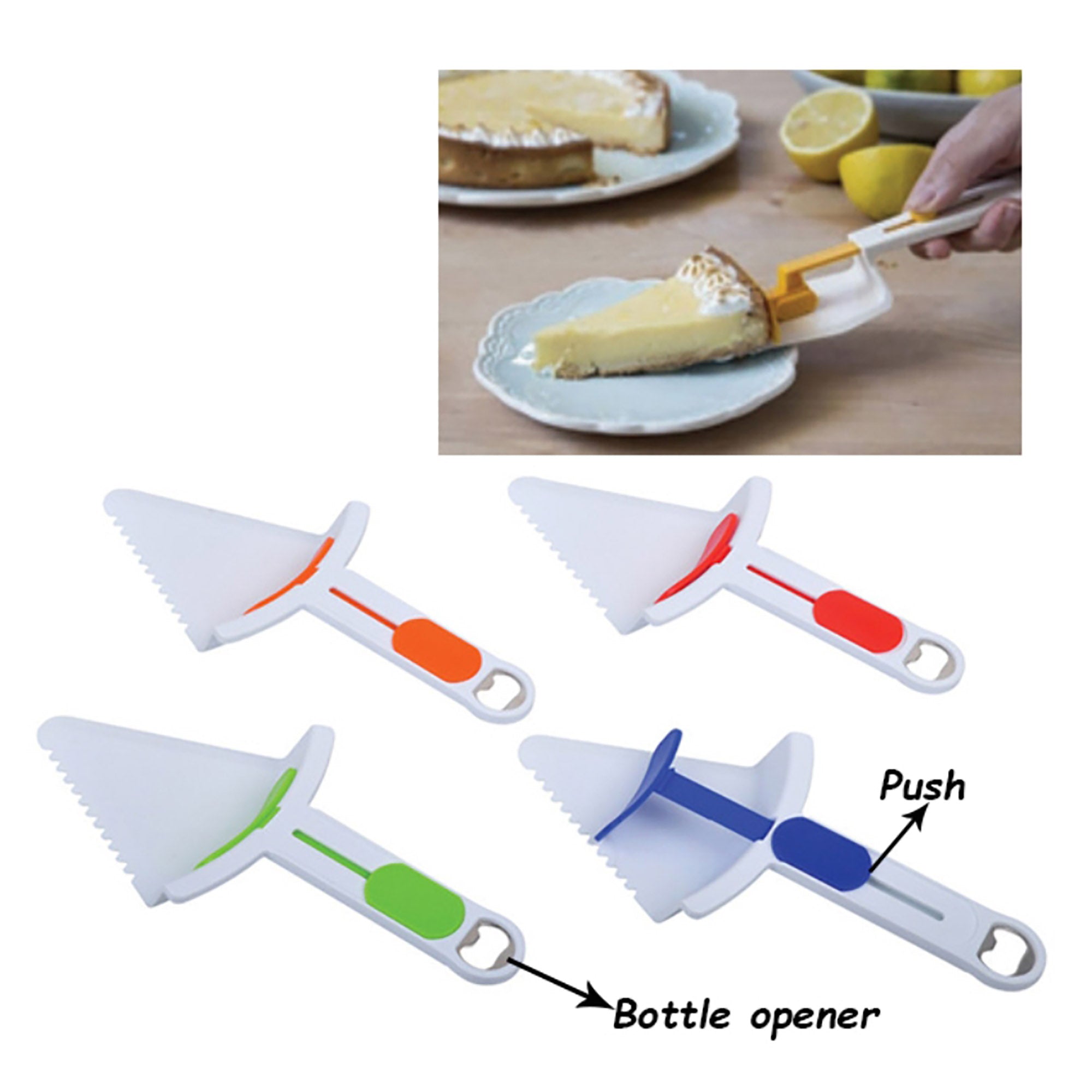 Pizza Cutter with Bottle Opener DS981
